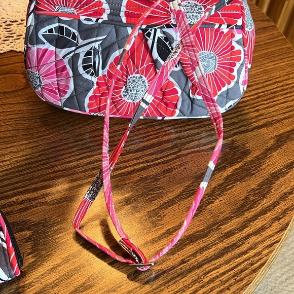 Vera Bradley - Frannie Bag with coin purse - Cherry Blossom #006 - Picture 6 of 8